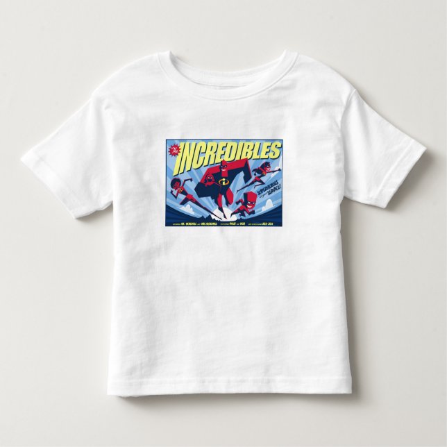 The Incredibles movie poster Disney Toddler T-shirt (Front)