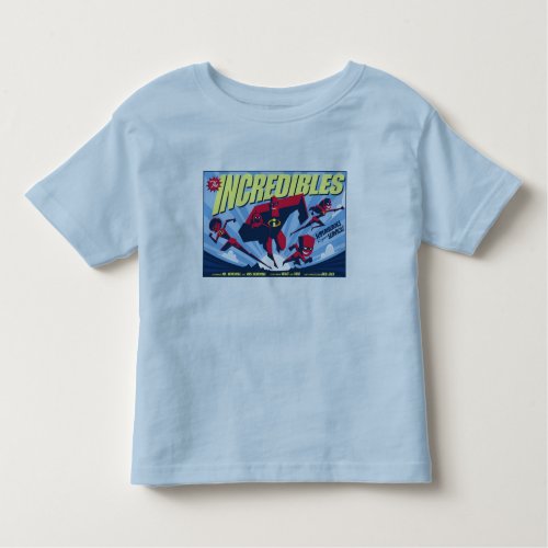 The Incredibles movie poster Disney Toddler T_shirt