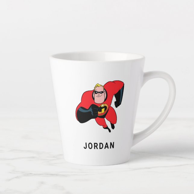 The Incredibles Mr.Incredible flying Disney Latte Mug (Right)
