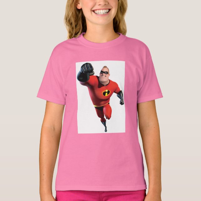 The Incredibles Mr. Incredible Flying Disney T-Shirt (Front)