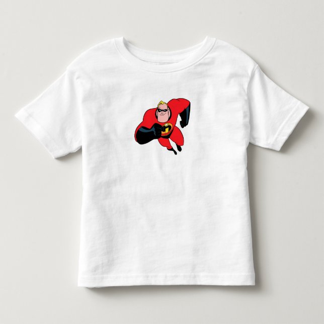 The Incredibles Mr.Incredible flying Disney Toddler T-shirt (Front)
