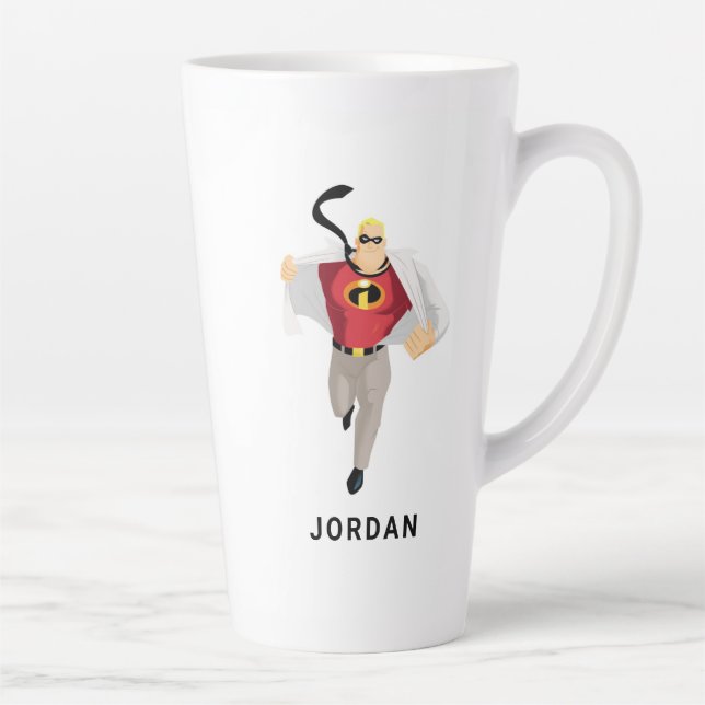 The Incredibles Mr. Incredible like Superman Latte Mug (Right)