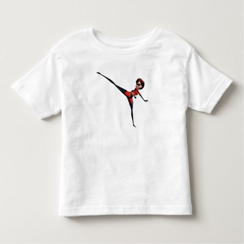 The Incredibles Mrs Incredible kicking stretching Toddler T_shirt