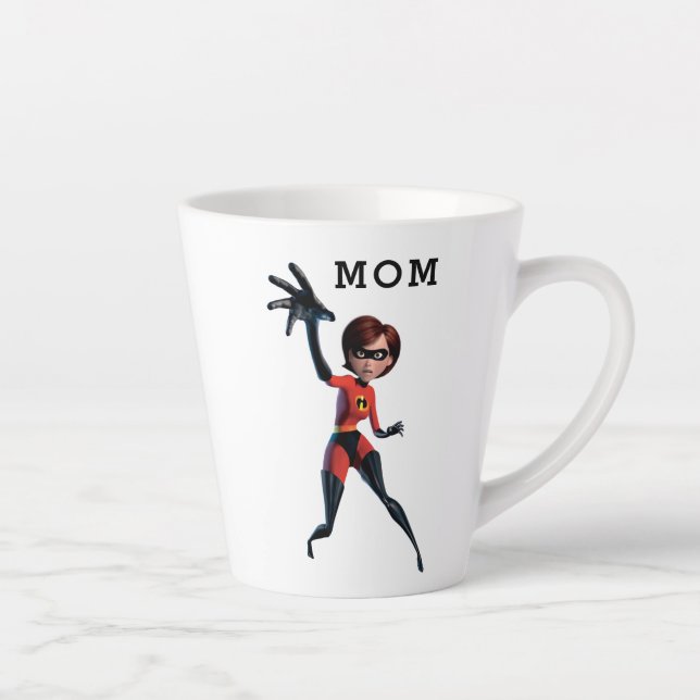 The Incredibles Mrs. Incredible Stretching Her Arm Latte Mug (Right)