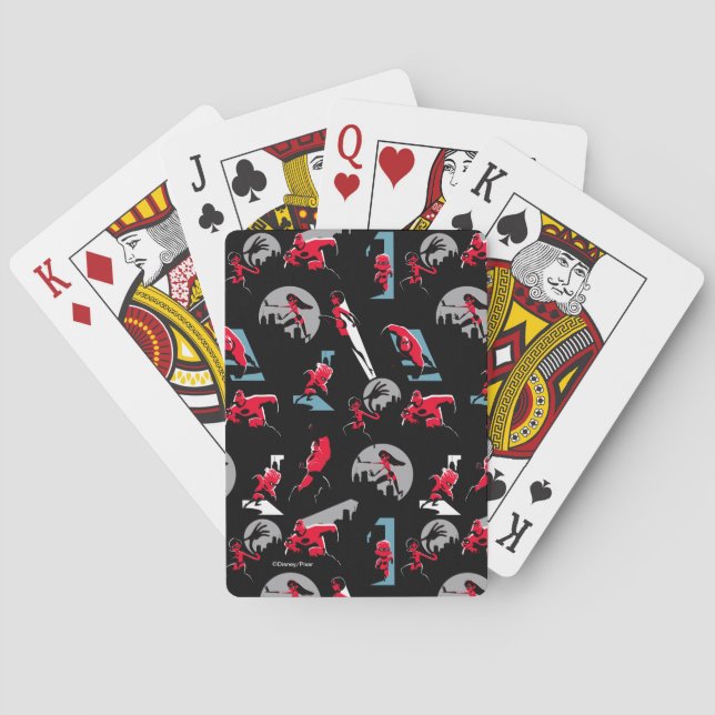 The Incredibles Pattern Playing Cards (Back)