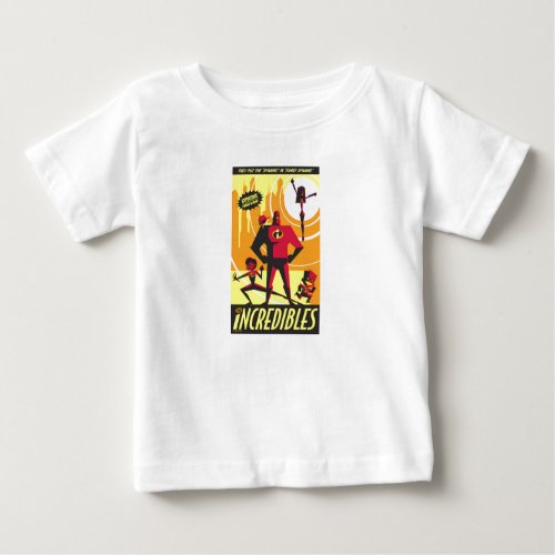 The Incredibles Poster Art Disney Baby T_Shirt