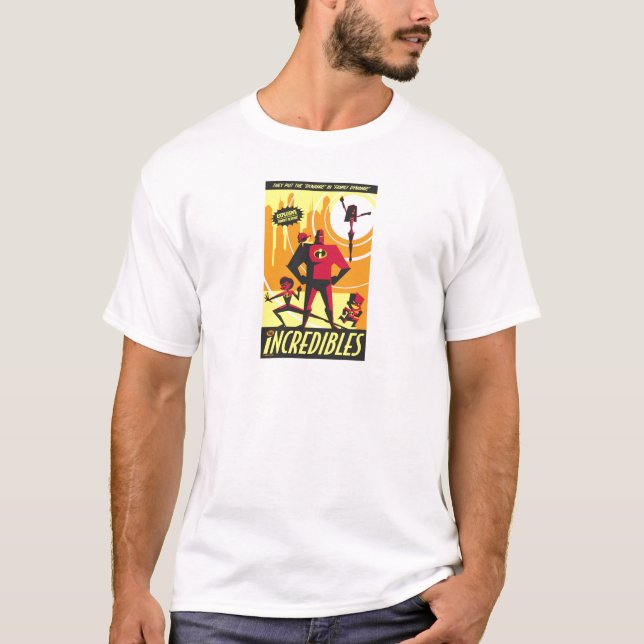 The Incredibles Poster Art Disney T-Shirt (Front)