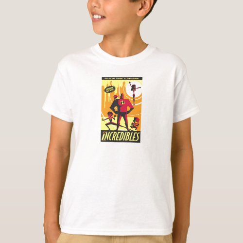 The Incredibles Poster Art Disney T_Shirt