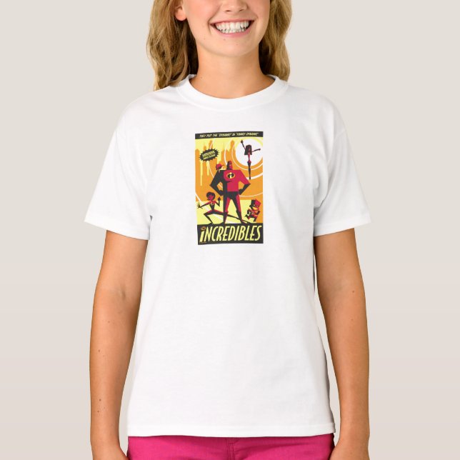 The Incredibles Poster Art Disney T-Shirt (Front)
