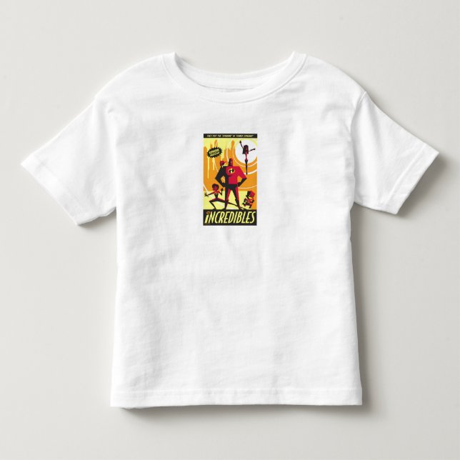The Incredibles Poster Art Disney Toddler T-shirt (Front)