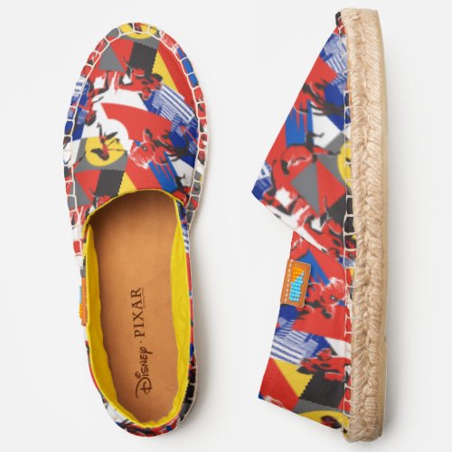 The Incredibles  Primary Color Action Pattern Espadrilles