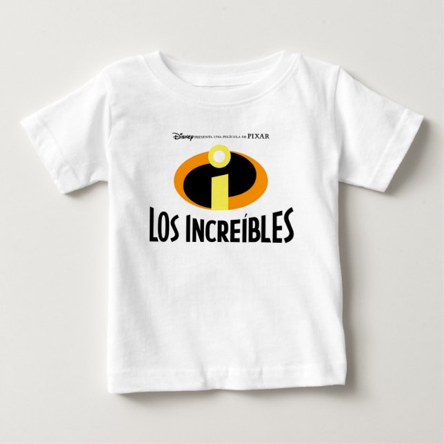 The Incredibles Spanish Disney Baby T-Shirt (Front)