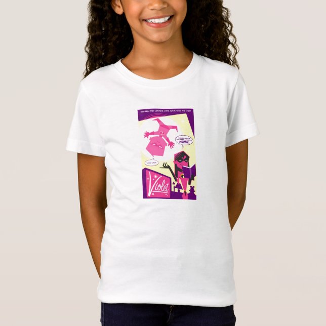 The Incredibles Violet Comic Book Page Disney T-Shirt (Front)
