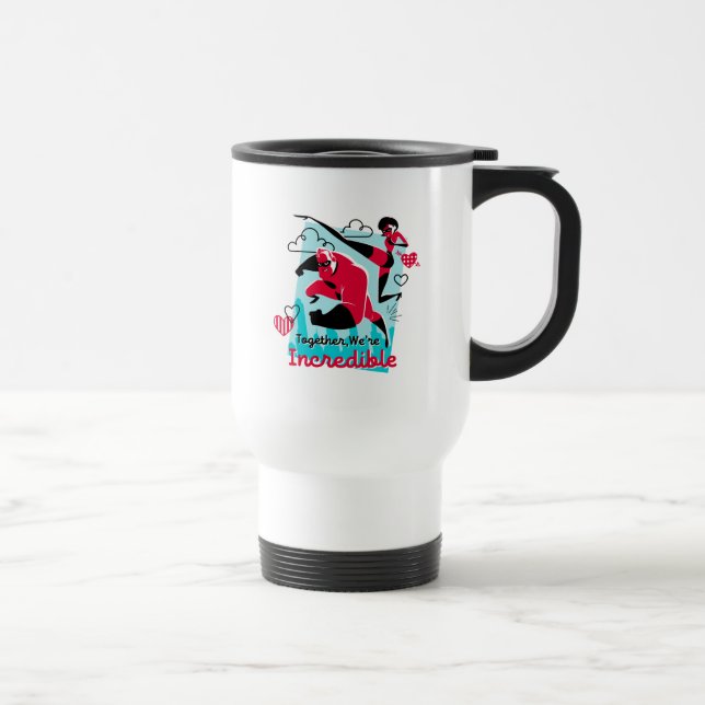 The Incredibles | We're Incredible Valentine Travel Mug (Right)
