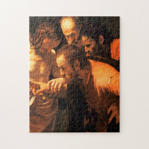 The Incredulity Of Saint Thomas By Caravaggio Jigsaw Puzzle