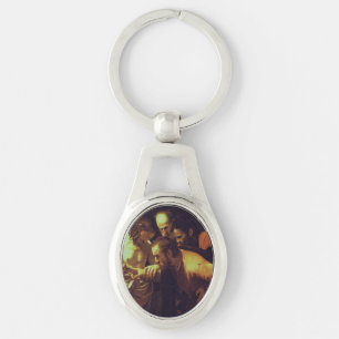 The Incredulity of Saint Thomas by Caravaggio Keychain