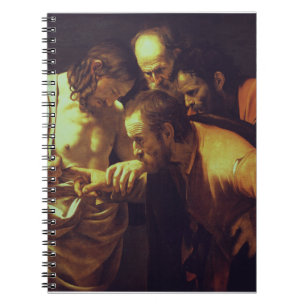 The Incredulity of Saint Thomas by Caravaggio Notebook