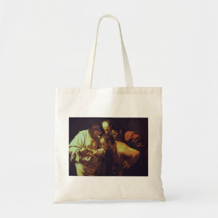 The Incredulity of Saint Thomas by Caravaggio Tote Bag