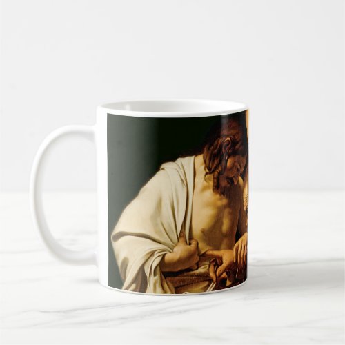 The Incredulity of St Thomas 1602_03 Coffee Mug