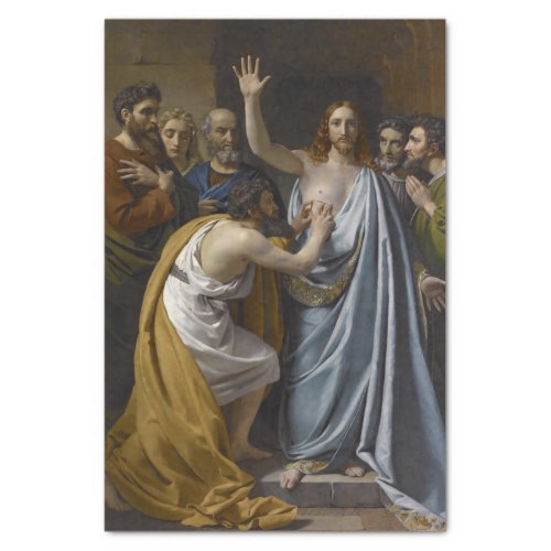 The Incredulity of St Thomas by Navez Tissue Paper
