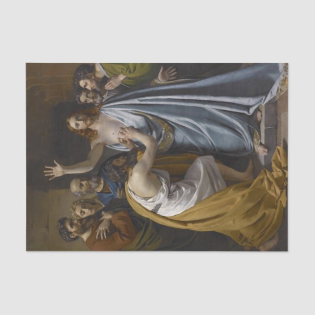 The Incredulity of St. Thomas by Navez Tissue Paper (Front)