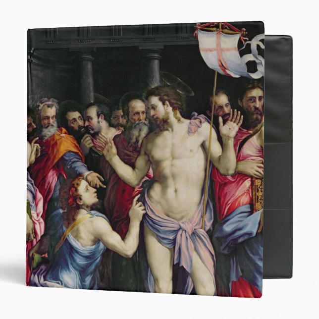 The Incredulity of St. Thomas, c.1547 3 Ring Binder (Front/Inside)
