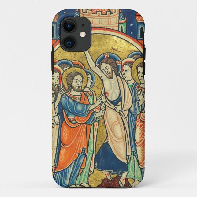 The Incredulity of St Thomas from Psalter  Case-Mate iPhone Case (Back)