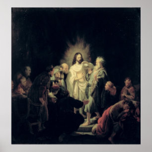 The Incredulity of St. Thomas Poster