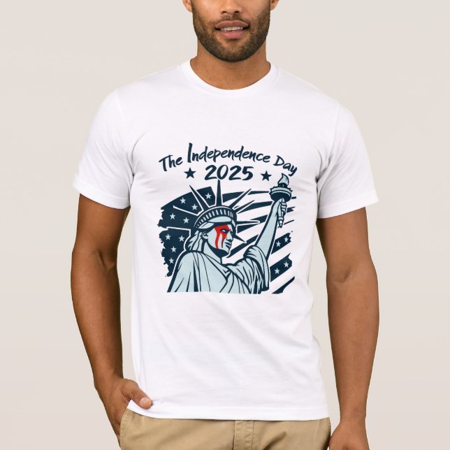 The Independence Day 2025 – Unique T-Shirt Design" (Front)