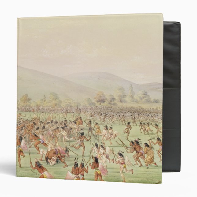 The Indian Ball Game, c.1832 Binder (Front/Inside)