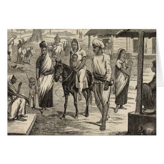 The Indian Famine Cards (Front Horizontal)