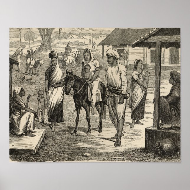 The Indian Famine Poster (Front)