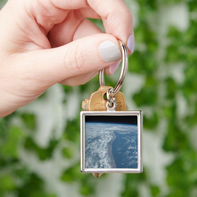 The Indian Ocean Coastline Of Kenya And Somalia. Keychain (Hand)
