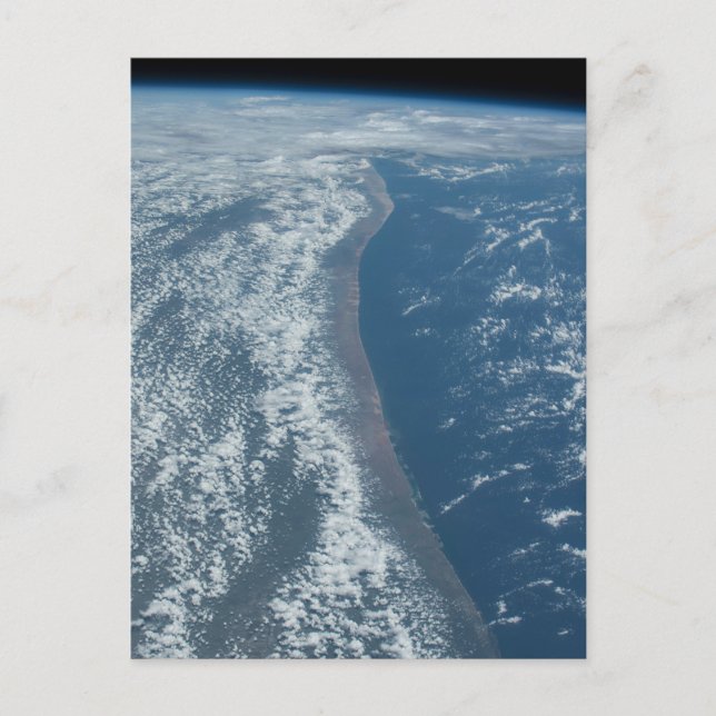 The Indian Ocean Coastline Of Kenya And Somalia. Postcard (Front)