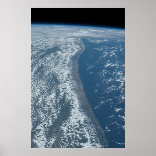 The Indian Ocean Coastline Of Kenya And Somalia Poster