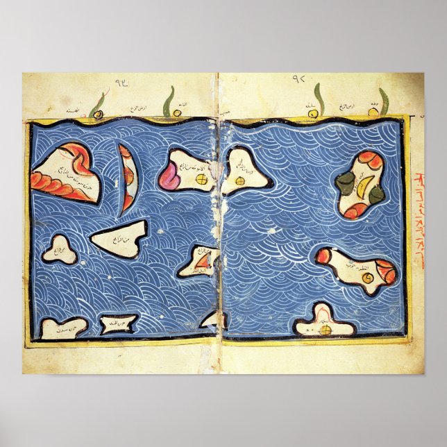 The Indian Ocean, from an atlas Poster (Front)