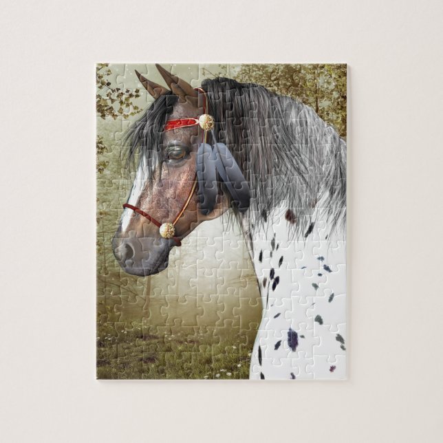 The Indian Pony Jigsaw Puzzle (Vertical)