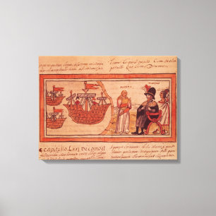 The Indian princess Malinche or Dona Marina Canvas Print