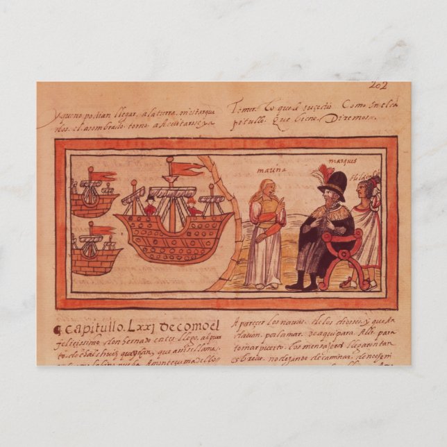 The Indian princess Malinche or Dona Marina Postcard (Front)
