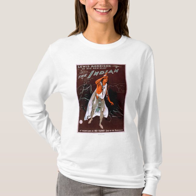 "The Indian" - Red Feather, Chief of the T-Shirt (Front)