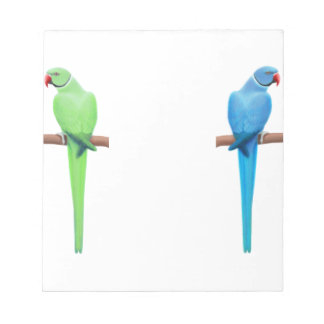 The Indian Ringneck Parakeet Notepad