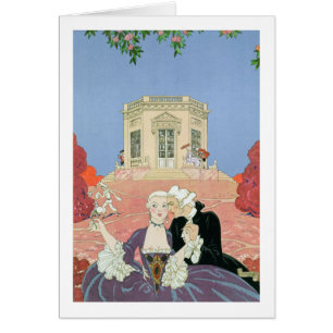 The Indolents,  illustration for 'Fetes Galantes'