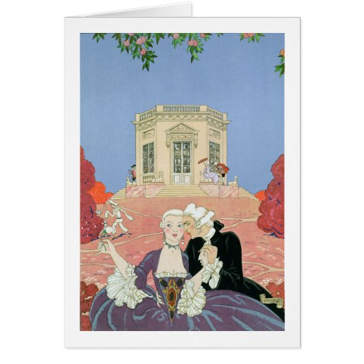 The Indolents, illustration for 'Fetes Galantes' (Front)