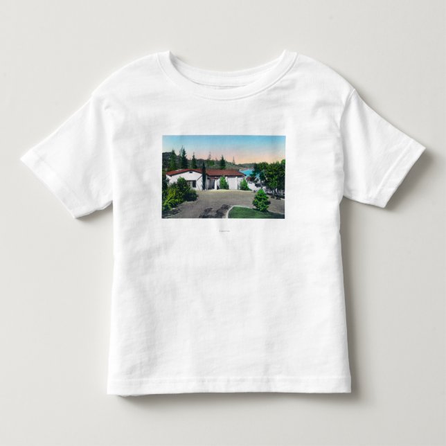 The Indoor Hot Mineral Plunge, Bath Toddler T-shirt (Front)