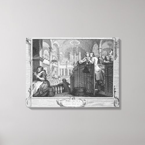 The Industrious Prentice Performing Canvas Print