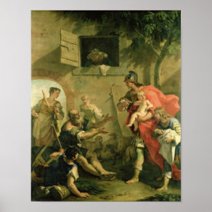 The Infant Cyrus with the Shepherd Poster