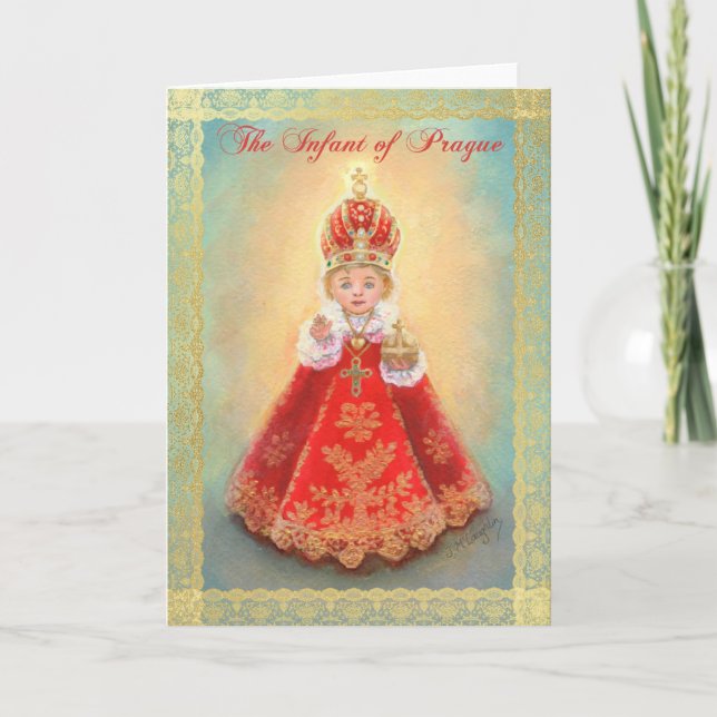 'The Infant of Prague' by Jenny McLaughlin Card (Front)