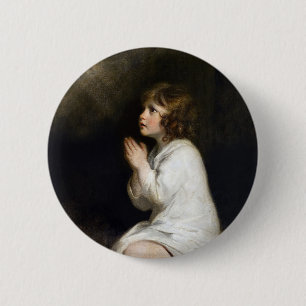 The Infant Samuel at Prayer by Joshua Reynolds Button