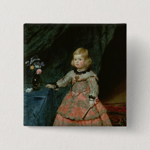 The Infanta Margarita Teresa Pinback Button