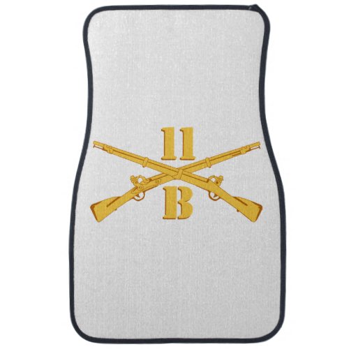 The Infantry 11B Car Mats Front set of 2